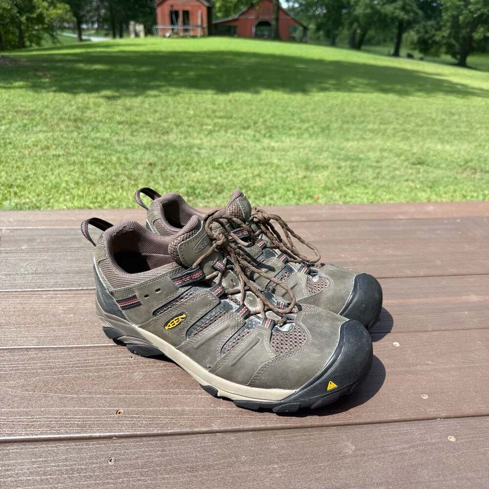 Keen Utility Lansing Low Steel Toe Work Shoes Men's Size 13D Cascade Brown